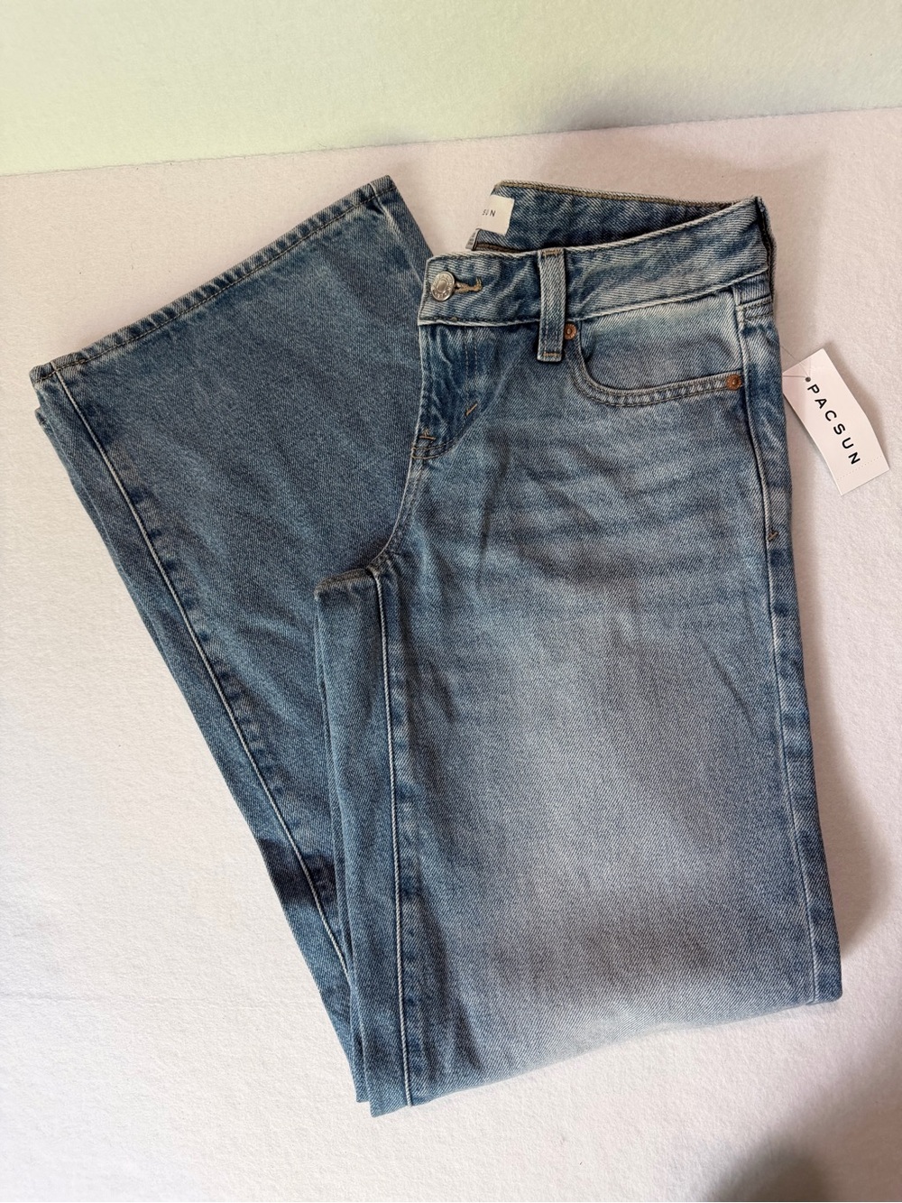 PacSun Women's Light Blue Straight Jeans